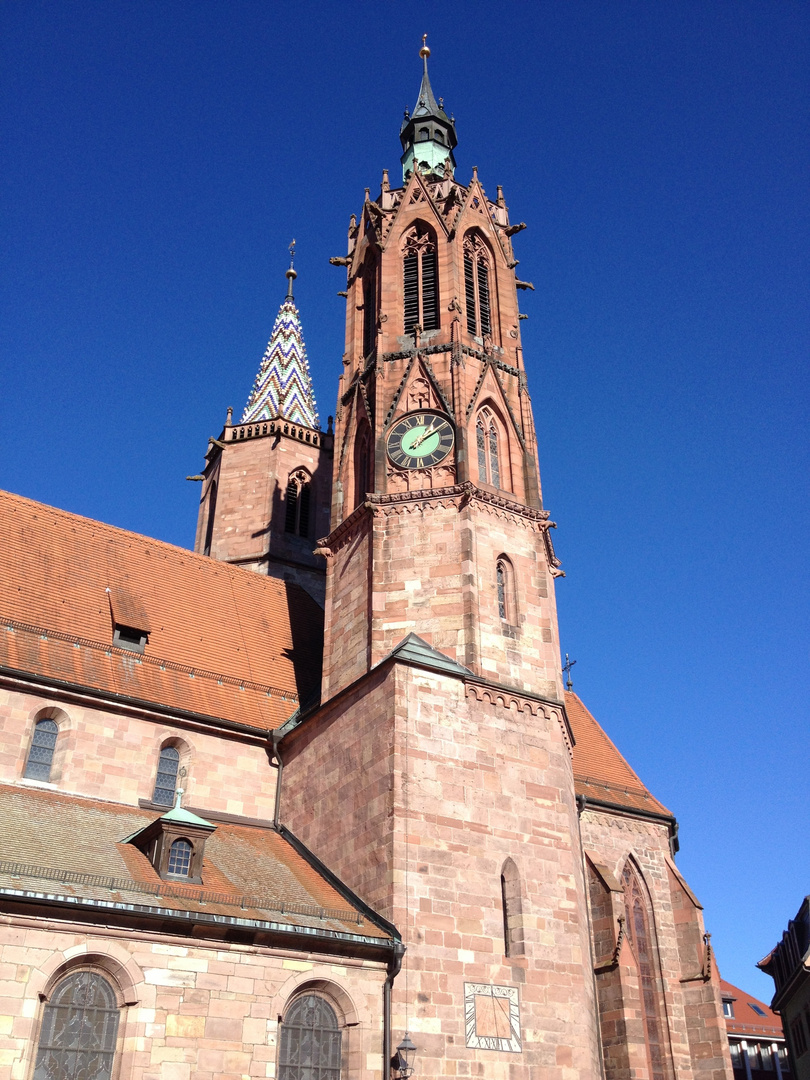 Münster in Villingen in der Januarsonne