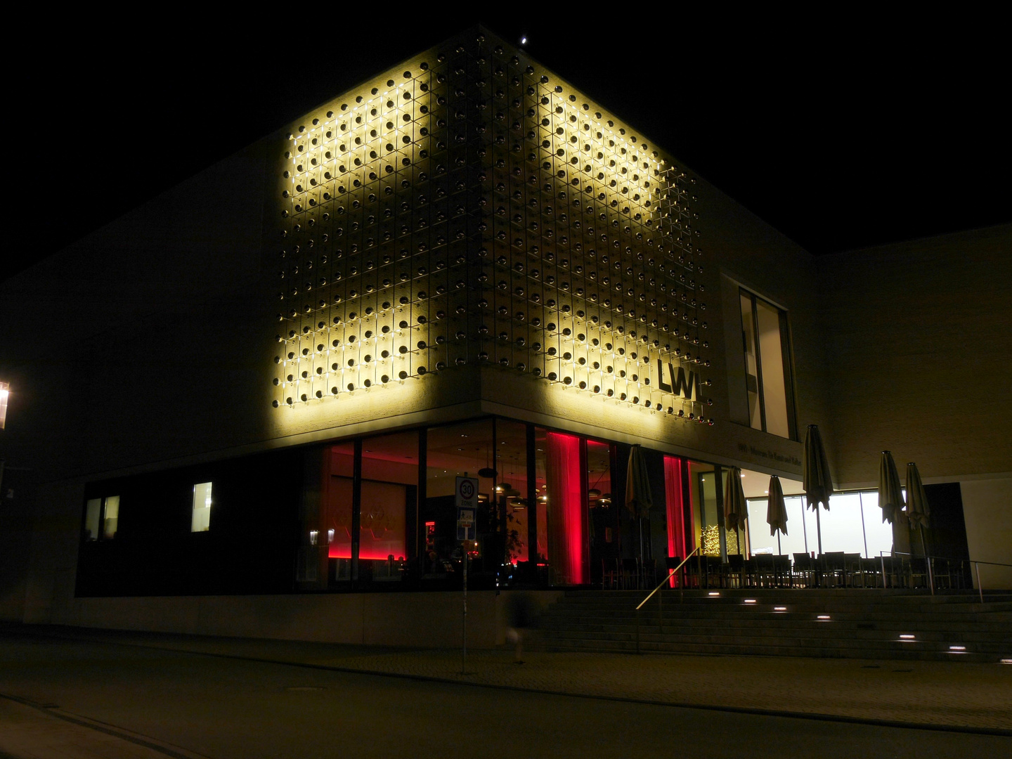 Münster - Lichtkunst am LWL Museum