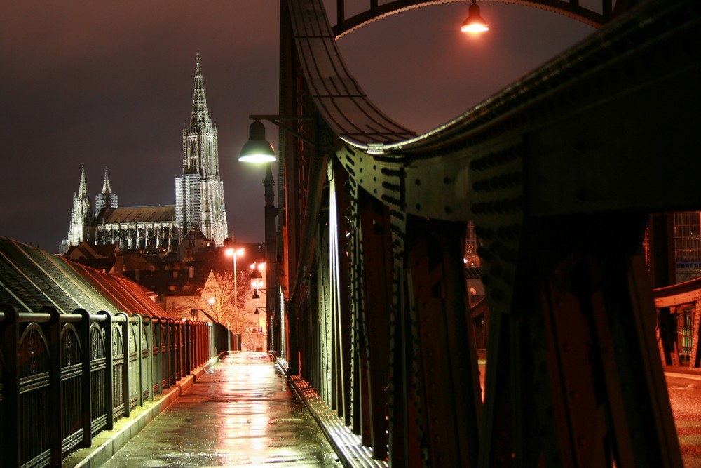 Münster & Neutorbrücke @ Night