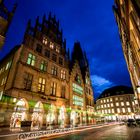 Münster Prinzipalmarkt bei Nacht