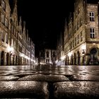 Münster Prinzipalmarkt bei Nacht