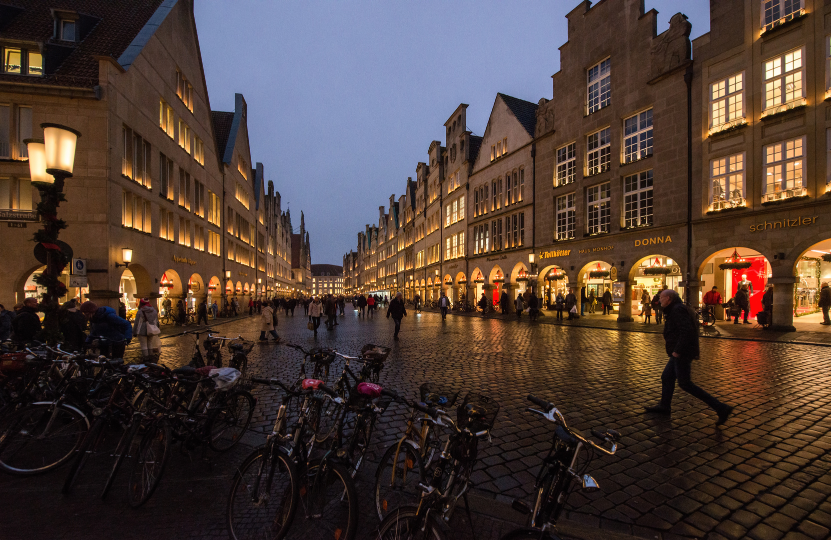 Münster Prinzipalmarkt im Advent