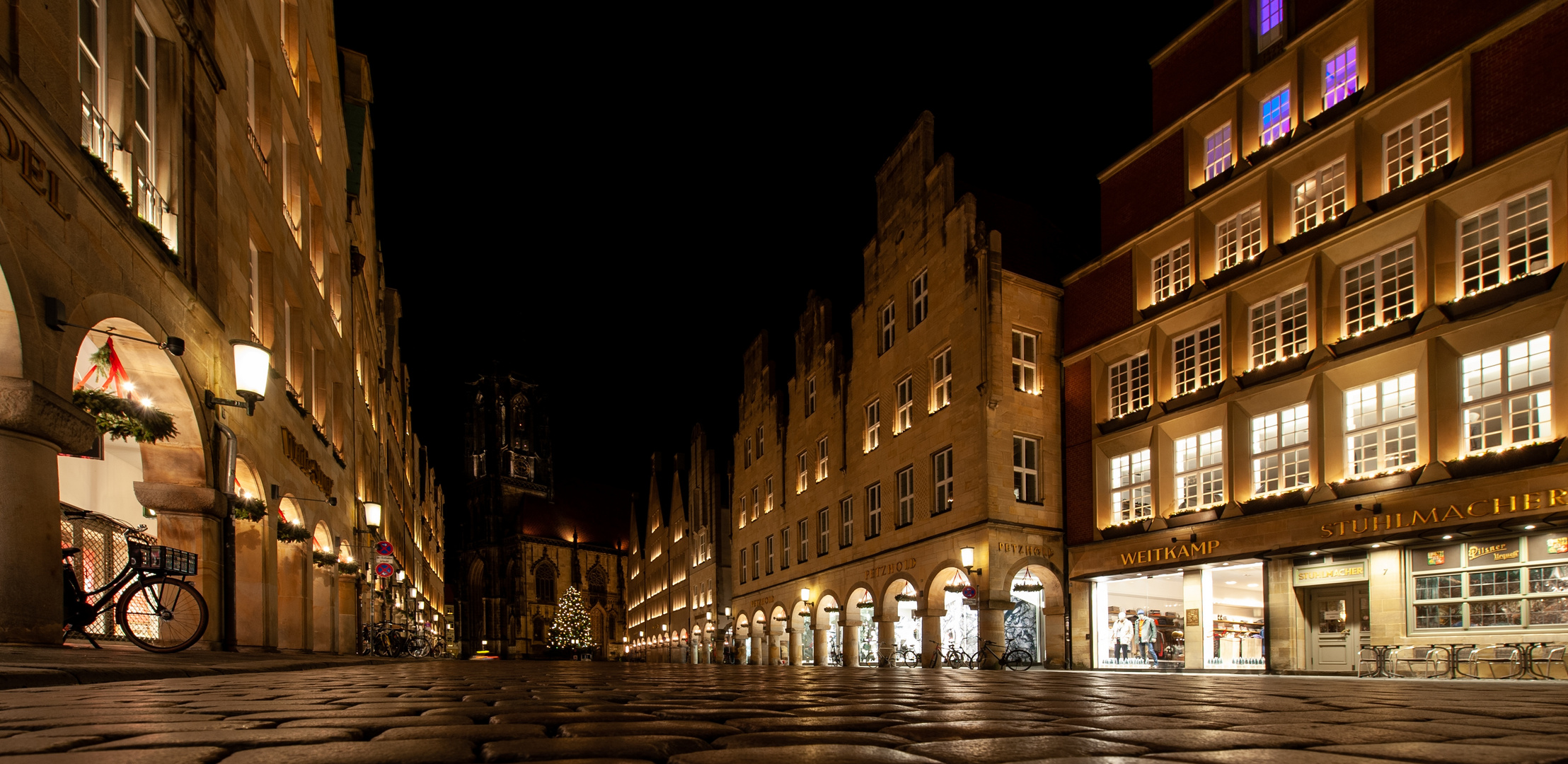 Münster Prinzipalmarkt im Advent