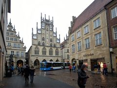 Münster - Prinzipalmarkt - Michaeliplatz - Town Hall