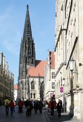 Münster: Prinzipalmarkt und St. Lamberti