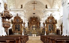 Münster St. Peter und Paul Obermarchtal Blick in den Chor