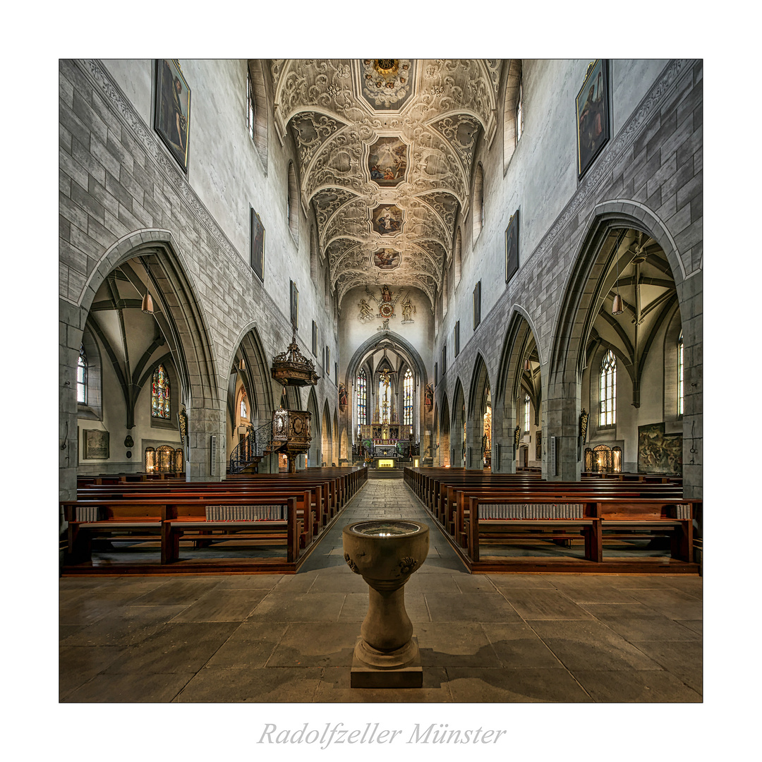 Münster Unserer Lieben Frau in Radolfzell " Blick zum Chor..."