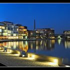 Muenster (Westf.) Hafen bei Nacht