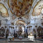 Münster Zwiefalten Blick in den Chorraum