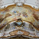 Münster Zwiefalten Fresko über der Orgel