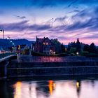 Münsterbrücke zur Blauen Stunde