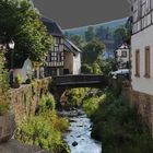 Münstereiffel Allemagne / Belgique - Traversée par le ruisseau, Erft.