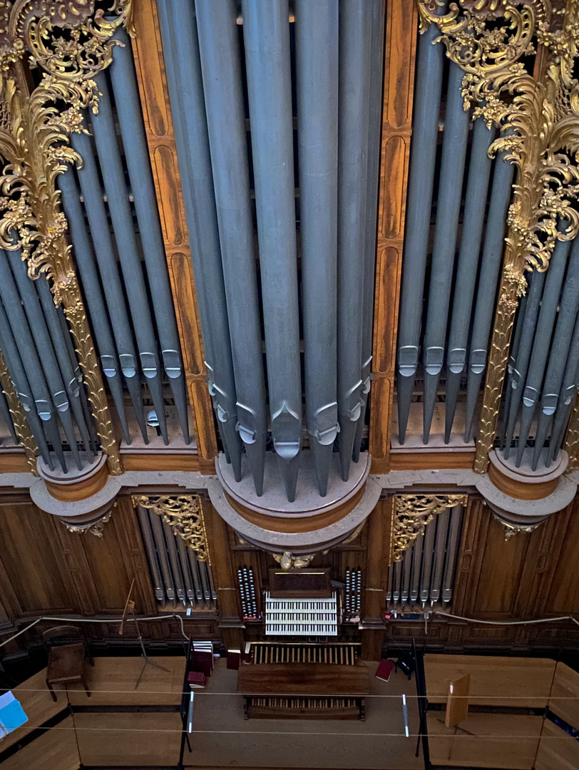 Münsterorgel aus einer anderen Perspektive