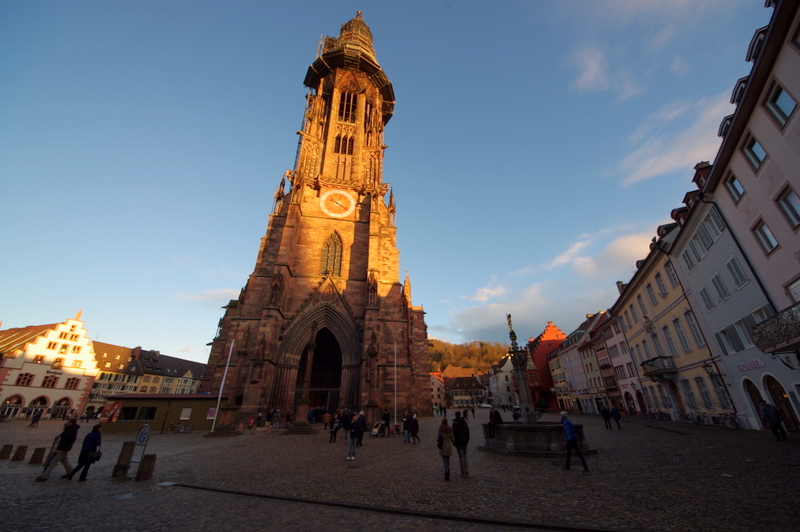 Münsterplatz in Freiburg/Brsg.