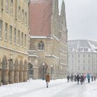 Münsters Centrum der Macht in Weiß