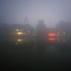 Münsters Hafen im Nebel