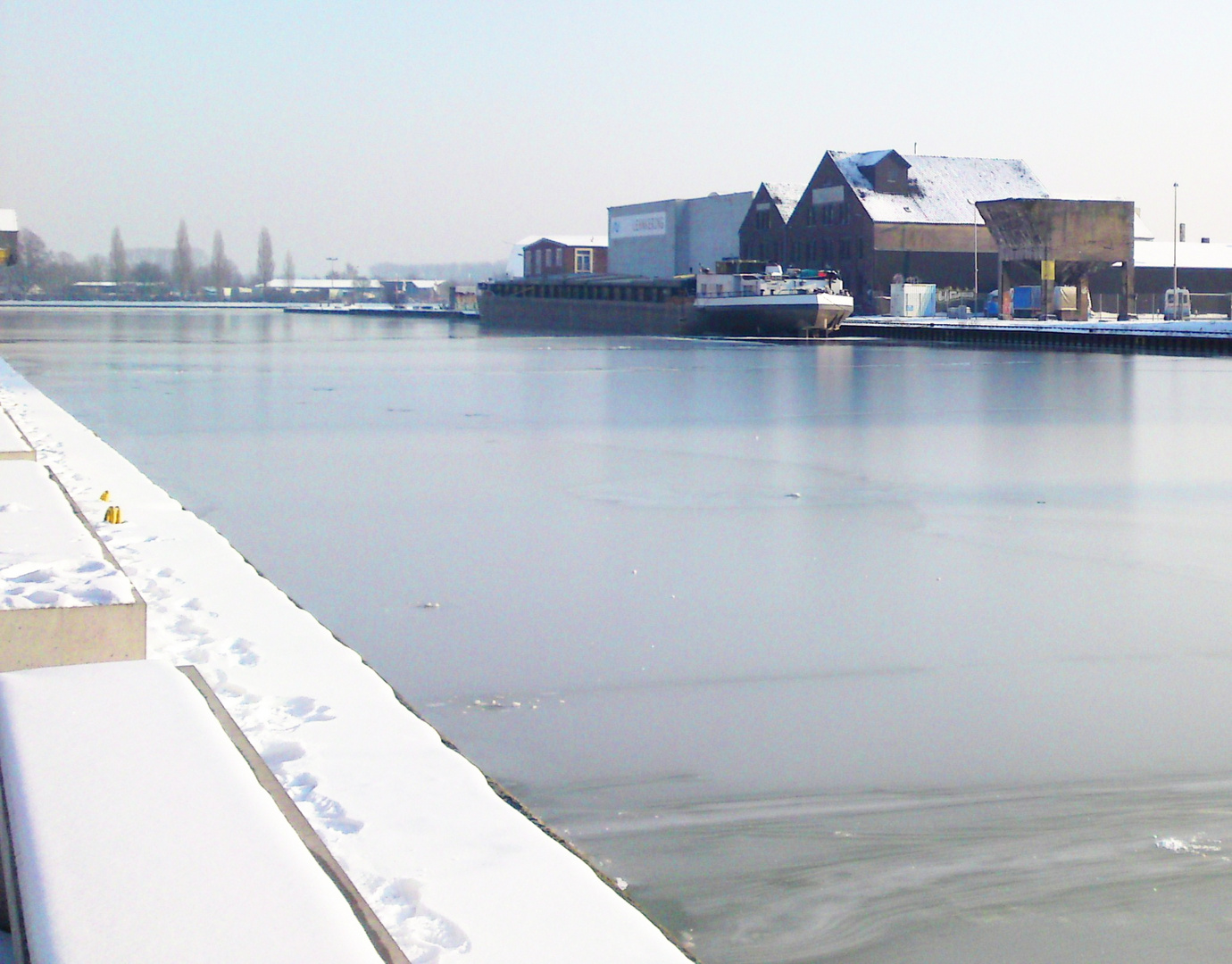 Münsters Hafen verschneit II