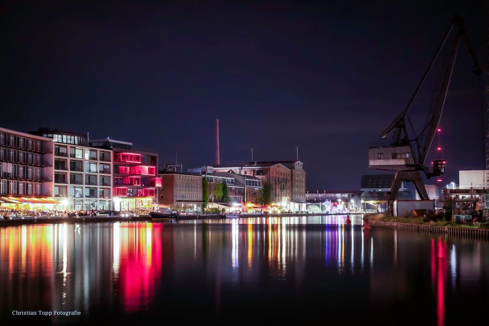Münsters Hafen@night