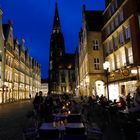 Münsters Prinzipalmarkt zur blauen Stunde