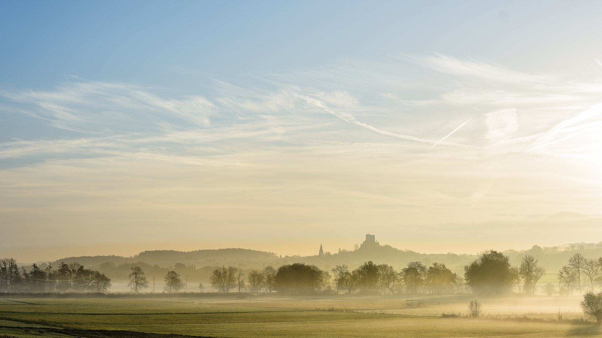 Münzenburg im Nebel II