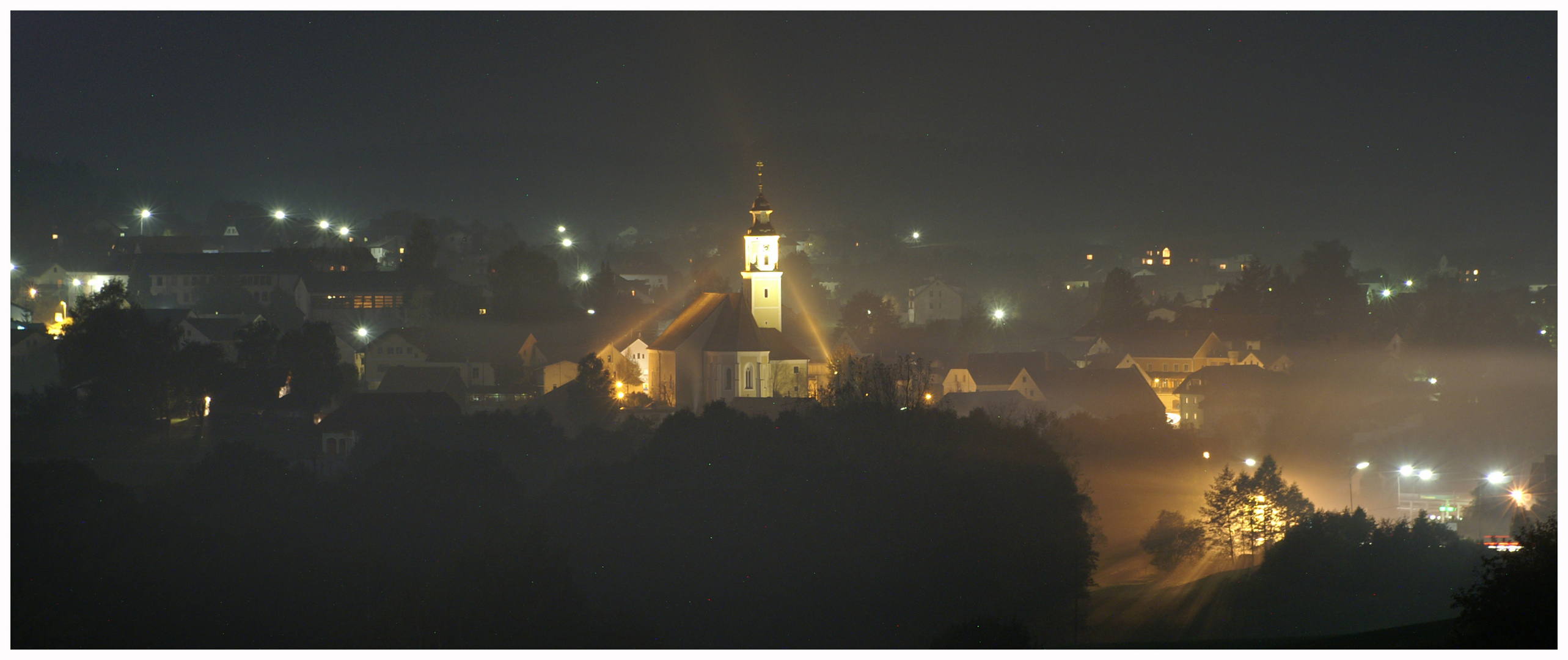 Münzkirchen bei Nacht