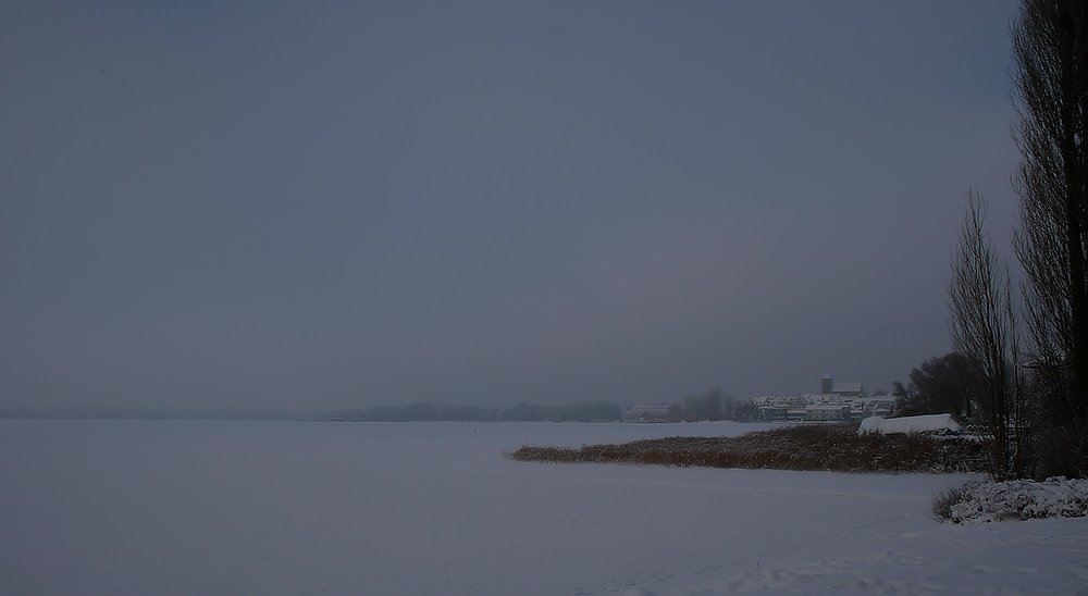 Müritz verschneit