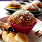 Muffin mit Zimt und Banane