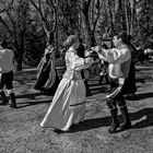 MUIÑEIRA EN EL PARQUE DE ROSALIA DE CASTRO.Lugo