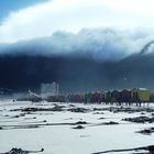 Muizenberg Strand in Wolken