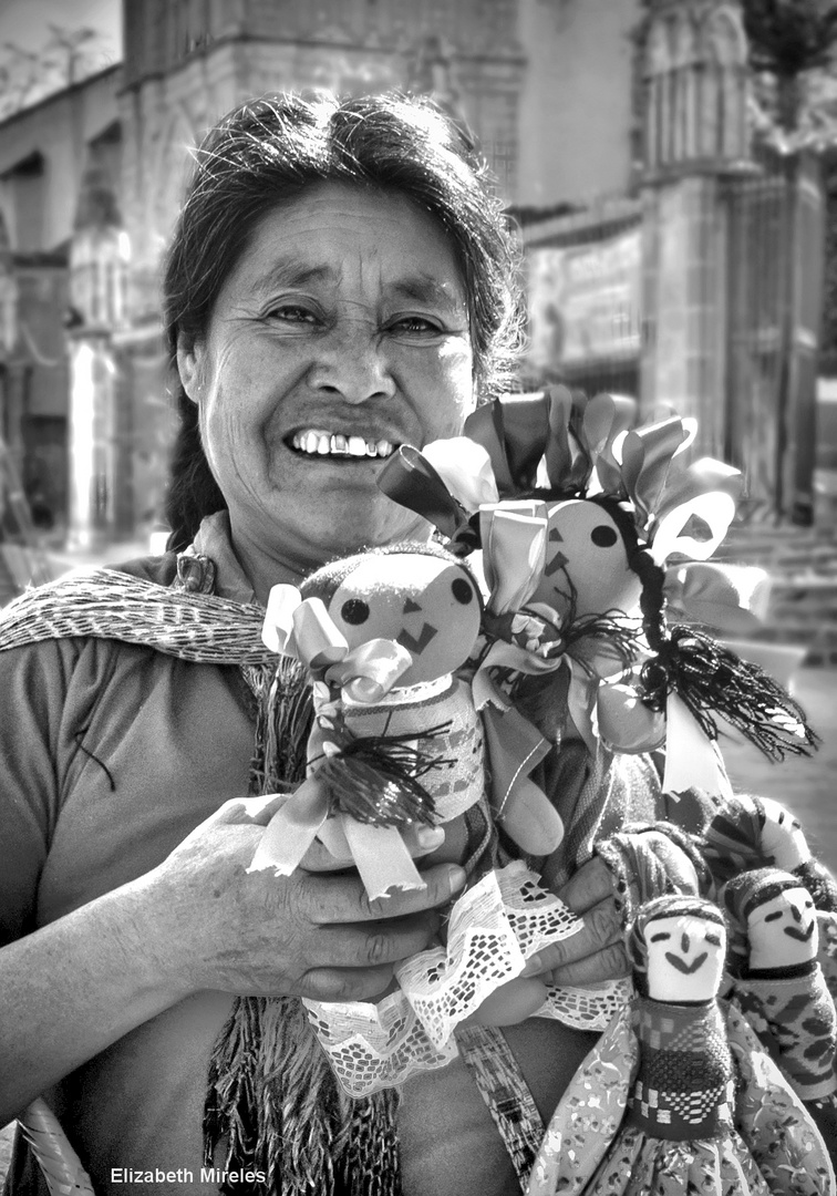 Mujer indígena Otomí