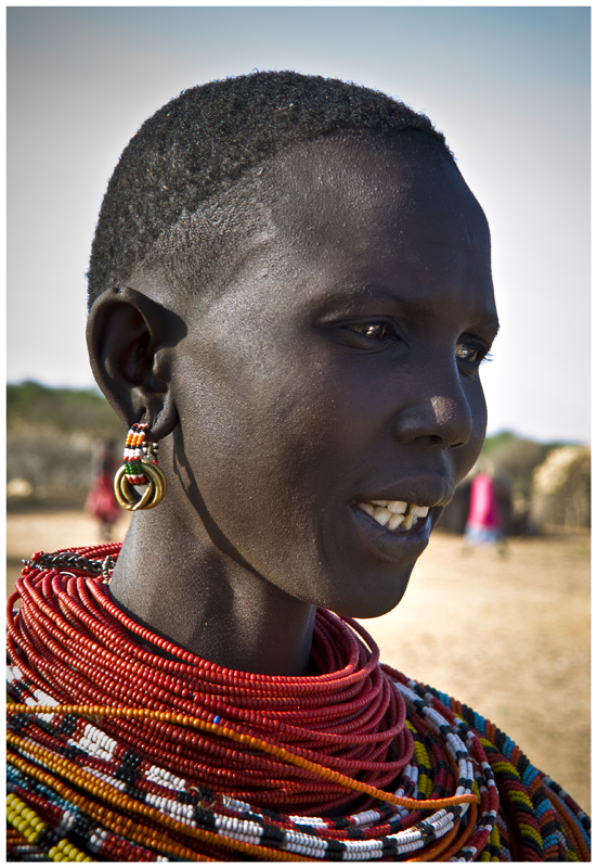 Mujer trubu Samburu (Kenya)