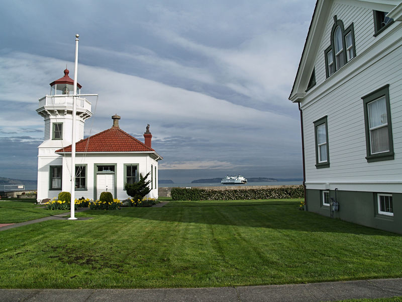 Mukilteo Lighthouse in The morning