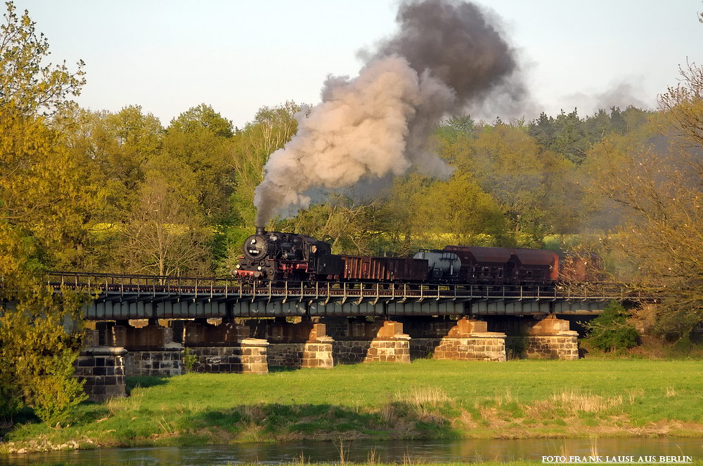 Muldebrücke Kössern am Abend