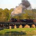 Muldebrücke Kössern am Abend