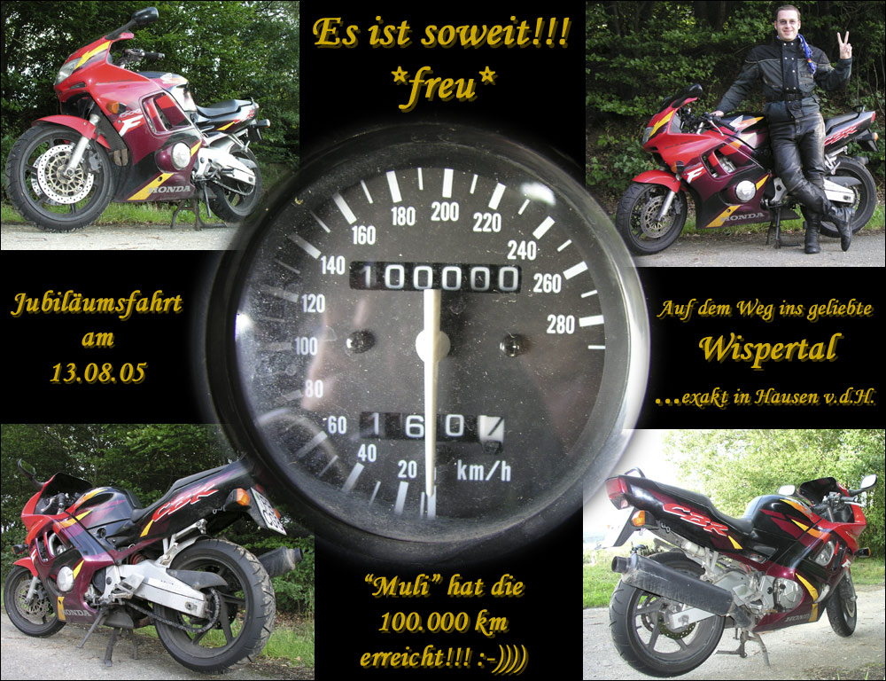 "Muli" hat die 100.000 km!!! B-)