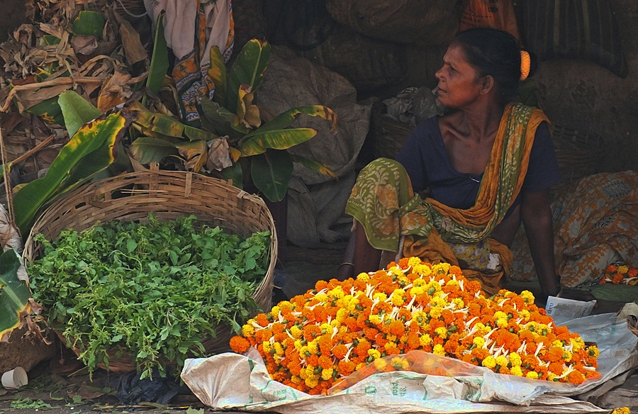 Mullik Ghat Blumenmarkt (3)