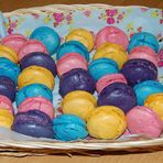 Multicoloured macaroons