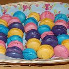 Multicoloured macaroons