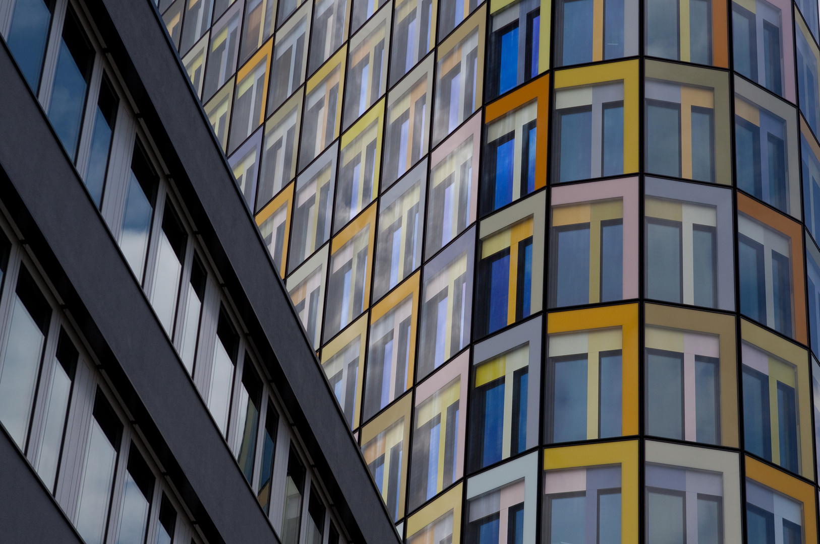 [ … multicoloured windows ]