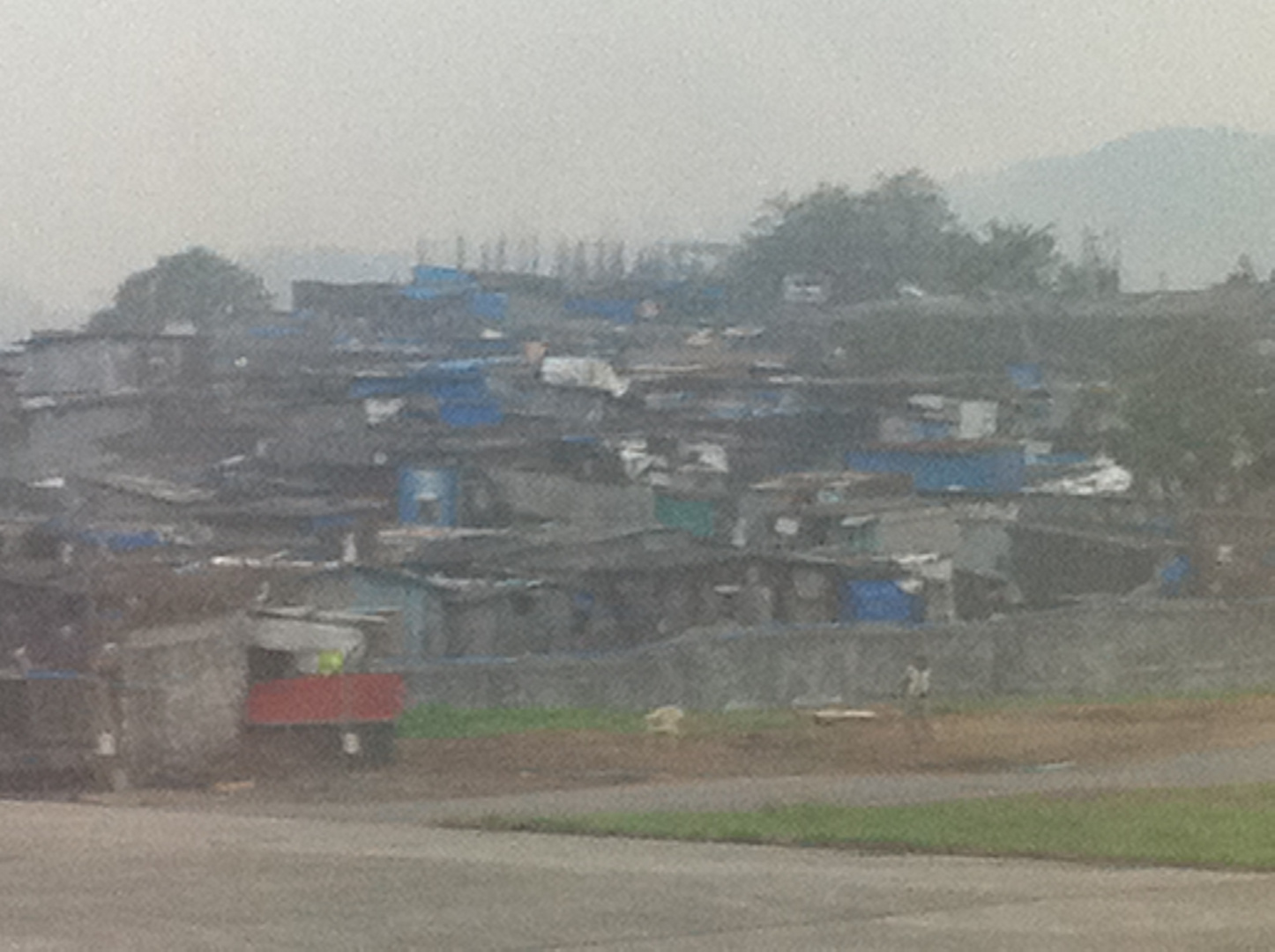 Mumbai Airport slums