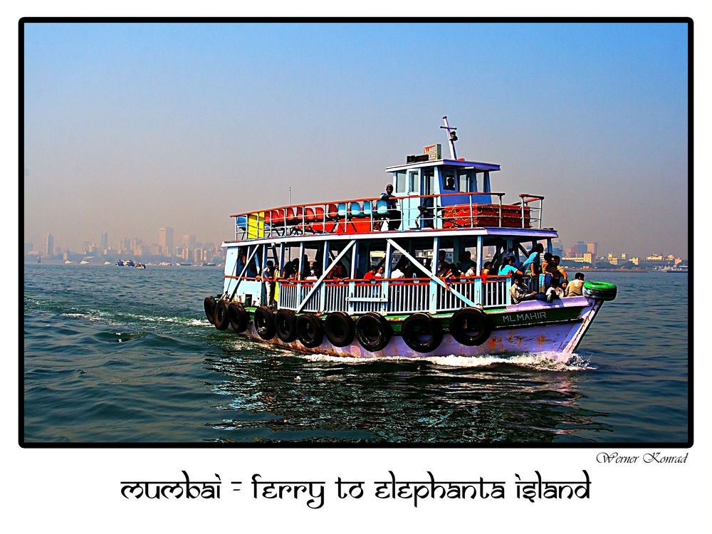 Mumbai - Ferry to Elephanta Island