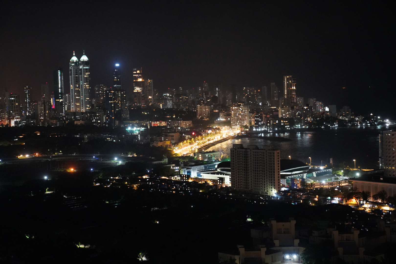 Mumbai Marina Drive at Night