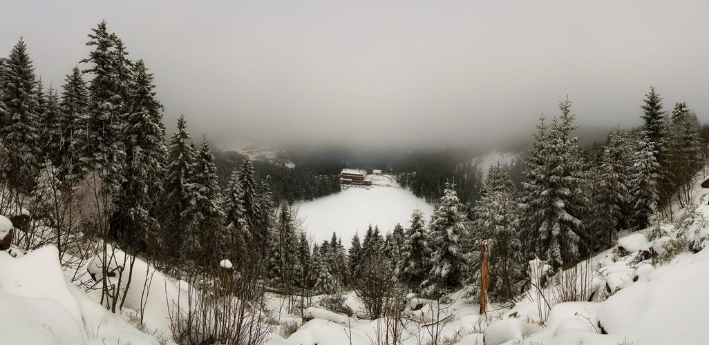 Mummelseeblick im Winter