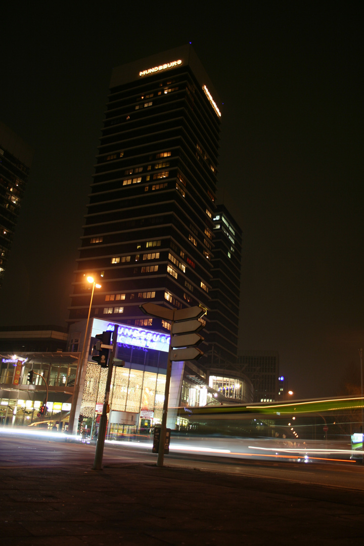 Mundsburg Towers at Night