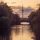 Mundsburger Kanal im Herbst