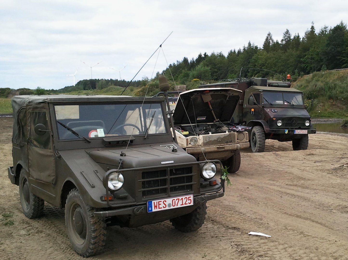 Munga, Iltis und Unimog beisammen