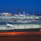 Munich Airport at night