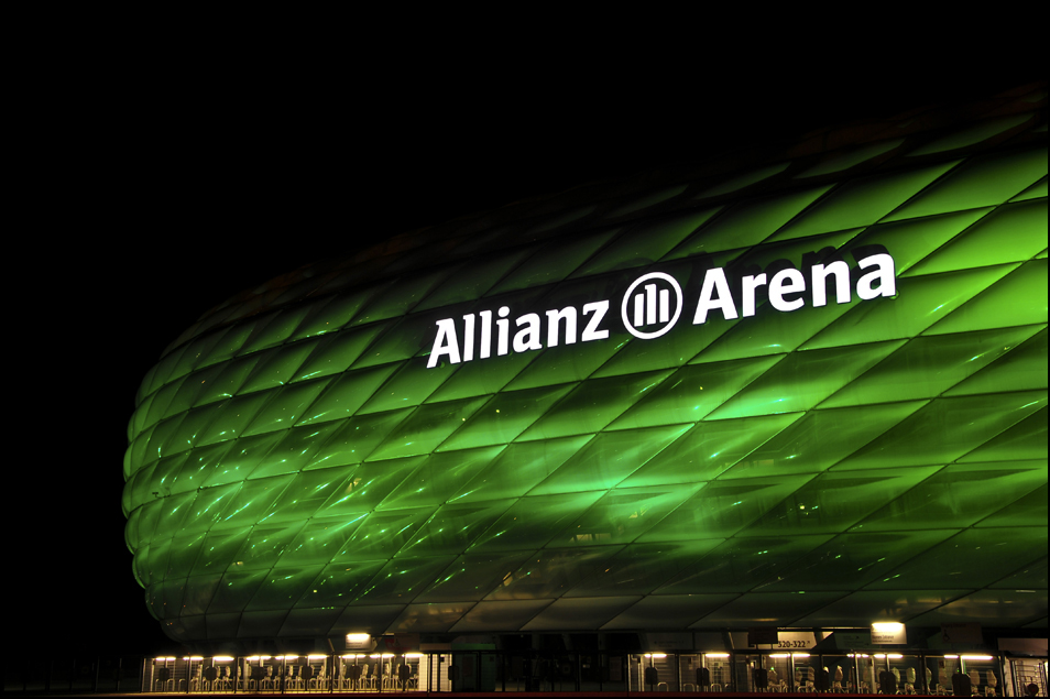 munich arena goes irish