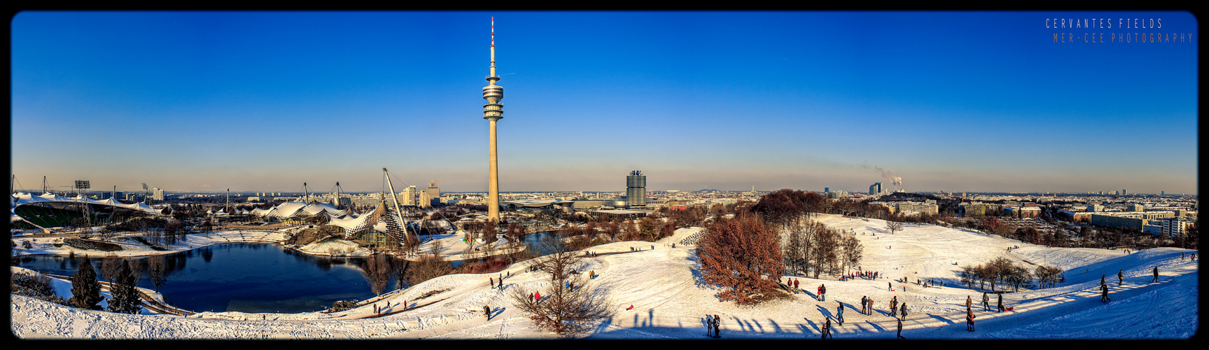 Munich Olympia Park panorama