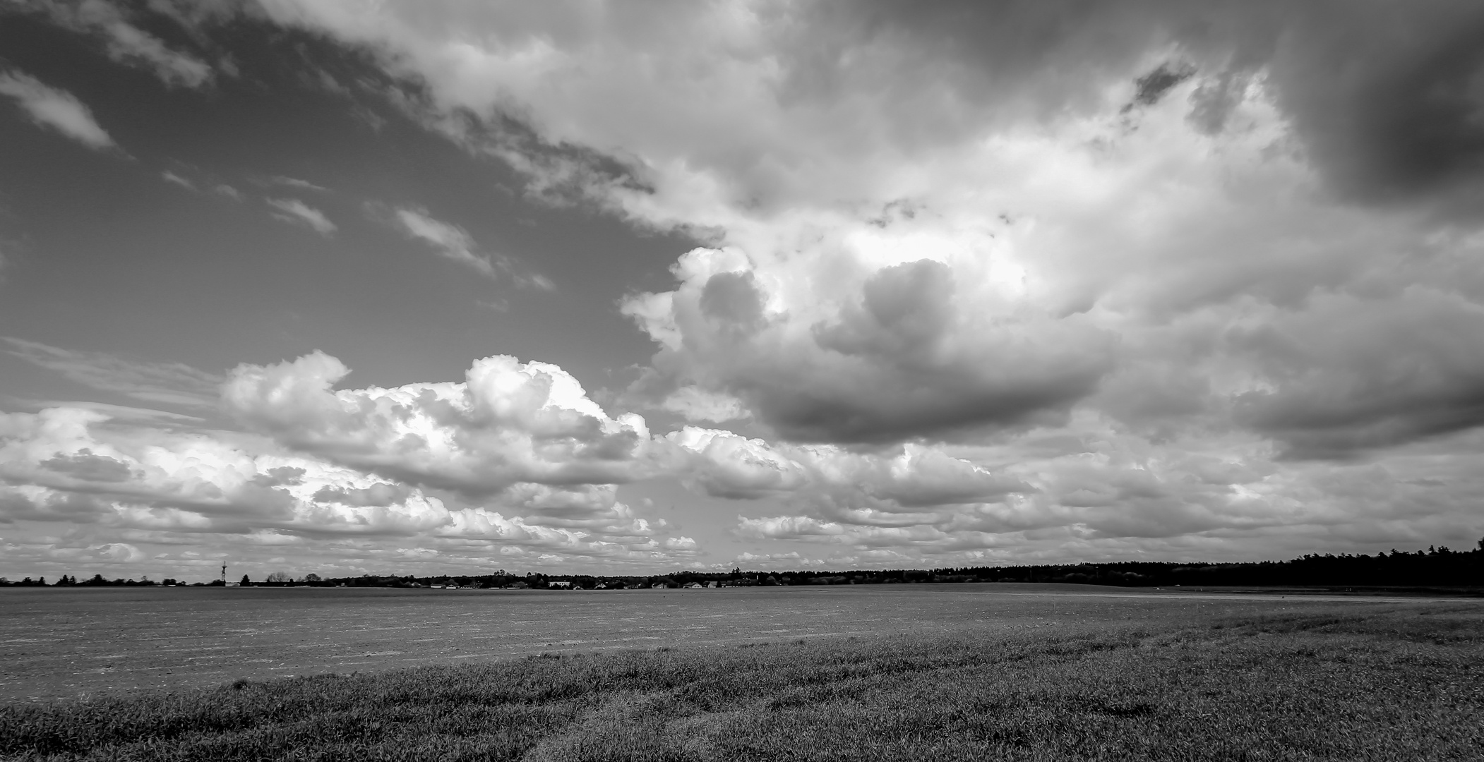 Munich Outback in B&W